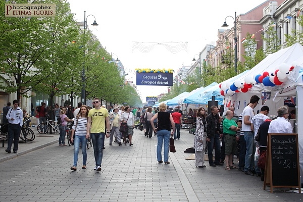 Europos dienos Vilniuje fotografas Igoris Petinas